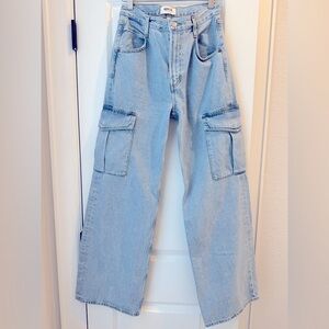 Agolde Minka Denim Cargo Pants